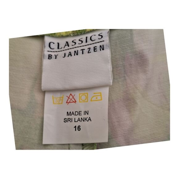 NOS High Rise Shorts Stretch Golf Jantzen Classics Tourist Bright NWT size 16 - Picture 4 of 11